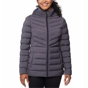 32 Degrees heat‎ sz S periscope puffer hooded jacket NWT